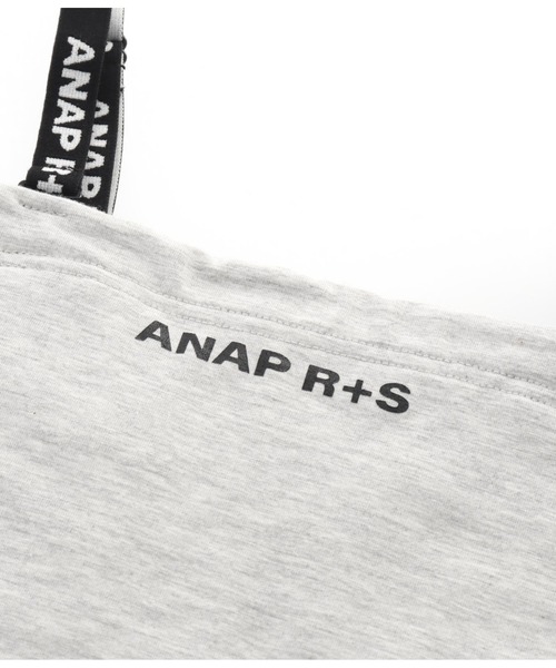 ANAP GｉRL（アナップガール）の「R+Sブラトップ（チューブトップ・キッズ・ライトグレー/ブラック・XS/M/S）」の17枚目の写真