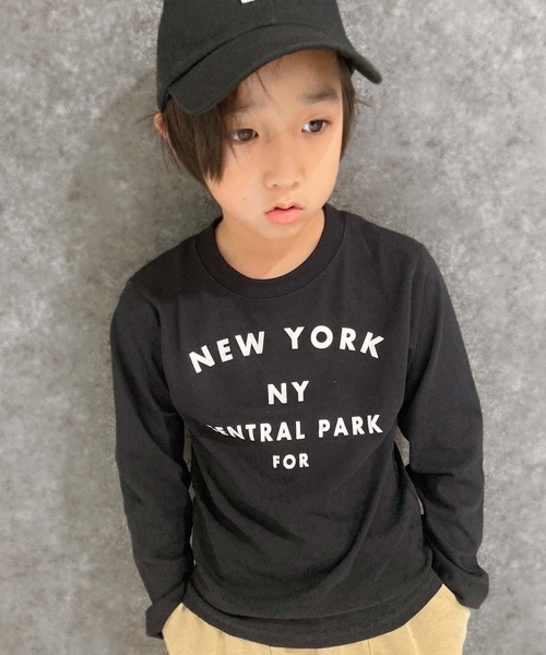 THE CASUAL(カジュアル)の「選べる20カラープリント長袖Tシャツ(Tシャツ/カットソー・キッズ・モカ/カーキ/ホワイト系/ブラック系2/ネイビー系/ブラウン/ベージュ/ホワイト系1/オフホワイト/杢グレー/ベージュ系/ネイビー/ブラック/ブラック系3/ブルー/ホワイト系2/ベージュ系1/ブラック系1/ブラック系/ブラウン系・110cm/120cm/130cm/140cm/150cm/160cm)」の8枚目の写真