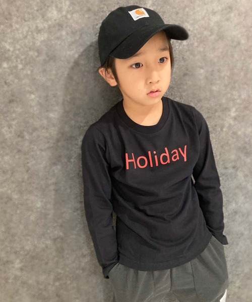 THE CASUAL(カジュアル)の「選べる20カラープリント長袖Tシャツ(Tシャツ/カットソー・キッズ・モカ/カーキ/ホワイト系/ブラック系2/ネイビー系/ブラウン/ベージュ/ホワイト系1/オフホワイト/杢グレー/ベージュ系/ネイビー/ブラック/ブラック系3/ブルー/ホワイト系2/ベージュ系1/ブラック系1/ブラック系/ブラウン系・110cm/120cm/130cm/140cm/150cm/160cm)」の5枚目の写真