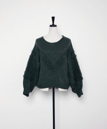 and R | ボリュームスリーブニットプルオーバー(ニット/セーター)