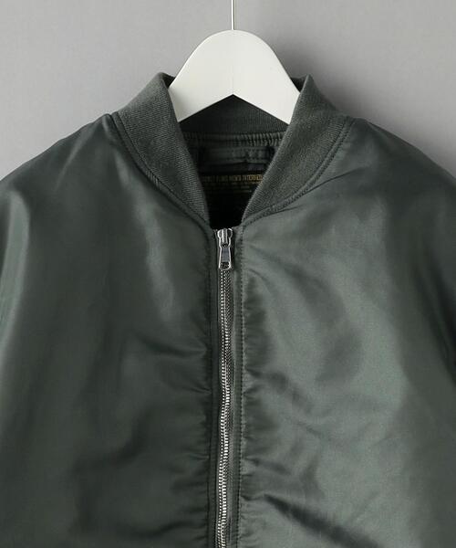 AVIREX（アヴィレックス）の「【別注】 ＜AVIREX＞ MA-1/アウター（ブルゾン・メンズ・ブラック/オリーブ・M/L/XL/S）」の3枚目の写真