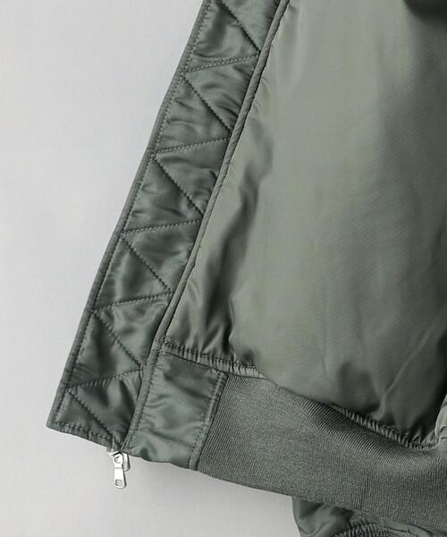 AVIREX（アヴィレックス）の「【別注】 ＜AVIREX＞ MA-1/アウター（ブルゾン・メンズ・ブラック/オリーブ・M/L/XL/S）」の9枚目の写真