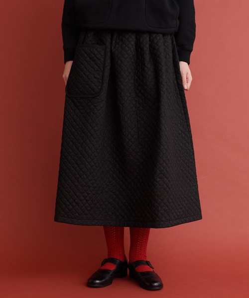 Malle(マル)の「Malle 小花キルティング スカート(スカート・レディース・マスタード/スミクロ・FREE)」の21枚目の写真