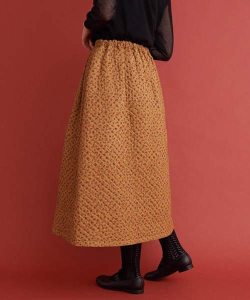 Malle(マル)の「Malle 小花キルティング スカート(スカート・レディース・マスタード/スミクロ・FREE)」の12枚目の写真