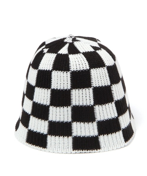 3.3 Field Trip （3.3フィールドトリップ）の「【UNISEX】3.3 Field Trip／チェッカーバケハ（ハット・レディース・ブラック/ブラウン/グリーン・FREE）」の2枚目の写真