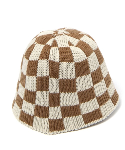 3.3 Field Trip （3.3フィールドトリップ）の「【UNISEX】3.3 Field Trip／チェッカーバケハ（ハット・レディース・ブラック/ブラウン/グリーン・FREE）」の9枚目の写真