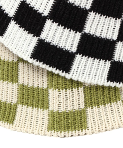 3.3 Field Trip （3.3フィールドトリップ）の「【UNISEX】3.3 Field Trip／チェッカーバケハ（ハット・レディース・ブラック/ブラウン/グリーン・FREE）」の6枚目の写真