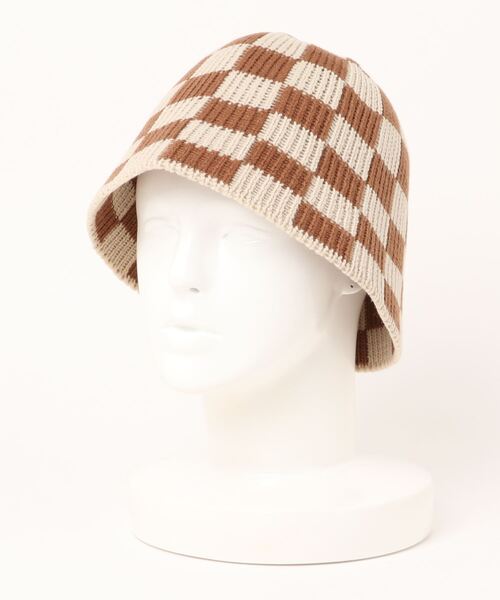 3.3 Field Trip （3.3フィールドトリップ）の「【UNISEX】3.3 Field Trip／チェッカーバケハ（ハット・レディース・ブラック/ブラウン/グリーン・FREE）」の13枚目の写真