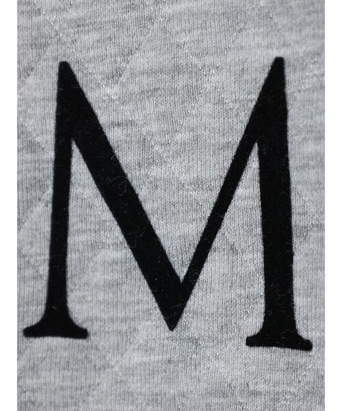 Green　Parks（グリーンパークス）の「キルティングロゴドロストプルオーバー＊（Tシャツ/カットソー・レディース・ブラック/杢グレー/ホワイト系その他2・FREE）」の9枚目の写真