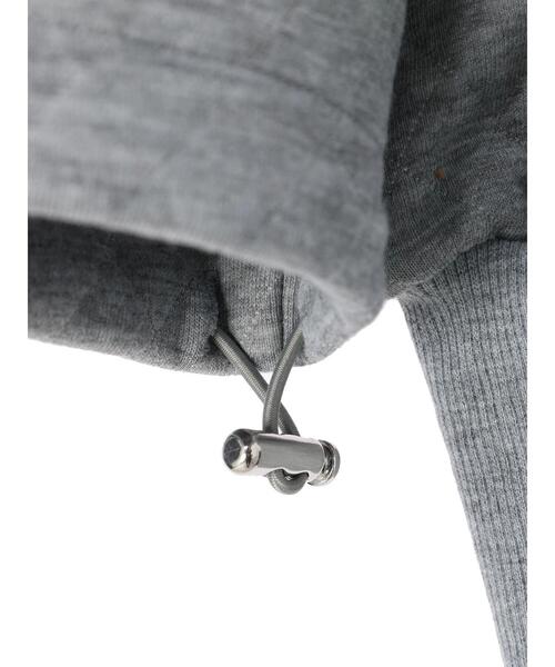 Green　Parks（グリーンパークス）の「キルティングロゴドロストプルオーバー＊（Tシャツ/カットソー・レディース・ブラック/杢グレー/ホワイト系その他2・FREE）」の8枚目の写真