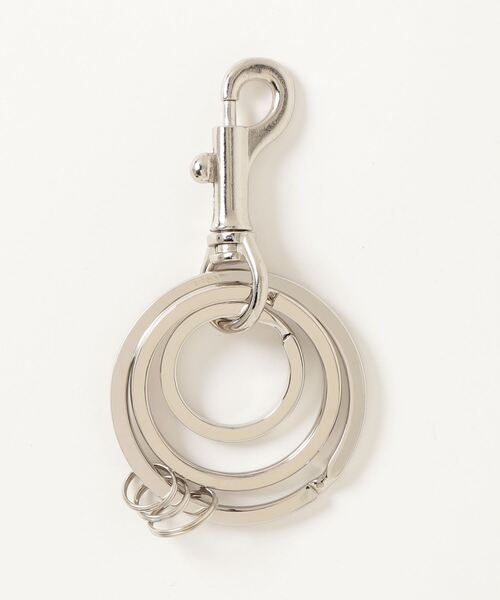 PATRICK STEPHAN(パトリックステファン)の「PATRICK STEPHAN Metal key holder trirings(キーホルダー・メンズ・ブラック/シルバー・FREE)」の3枚目の写真