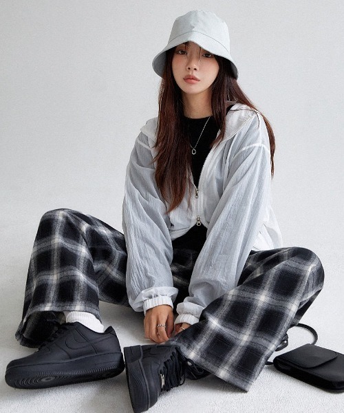 ●muahmuah● Wide TR banding slacks pants charcoal _MUP24002 MUSINSA | MUAHMUAH Wide TR banding slacks pants [Charcoal]