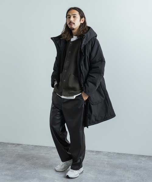 Audience（オーディエンス）の「60/40クロス 中綿 M-90 ミリタリーモッズコート オーバーサイズ AUD7156（モッズコート・メンズ・ブラック/オリーブ/グレー/ブラウン/ブルーグレー・M/L/XL）」の7枚目の写真