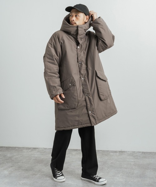 Audience（オーディエンス）の「60/40クロス 中綿 M-90 ミリタリーモッズコート オーバーサイズ AUD7156（モッズコート・メンズ・ブラック/オリーブ/グレー/ブラウン/ブルーグレー・M/L/XL）」の11枚目の写真