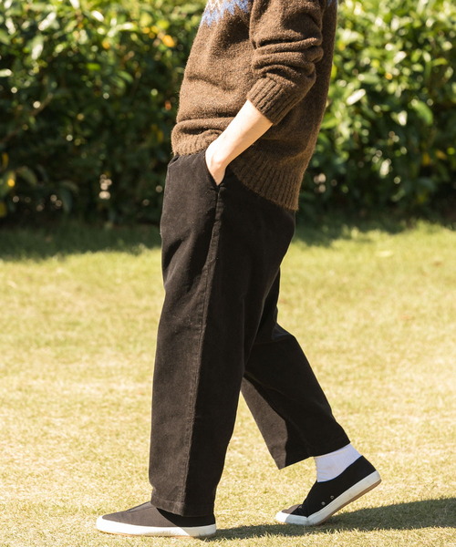 ITEMS URBANRESEARCH（アイテムズ アーバンリサーチ）の「サンドブラストコーデュロイ パンツ（その他パンツ・メンズ・チャコールグレー/ブラウン・MEDIUM/LARGE）」の11枚目の写真