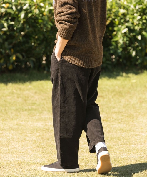 ITEMS URBANRESEARCH（アイテムズ アーバンリサーチ）の「サンドブラストコーデュロイ パンツ（その他パンツ・メンズ・チャコールグレー/ブラウン・MEDIUM/LARGE）」の12枚目の写真