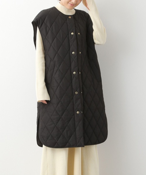 LEPSIM（レプシィム）の「【FOR I SERIES】キルティングベスト　174690（ダウンベスト・レディース・ブラック/カーキ・SMALL）」の22枚目の写真