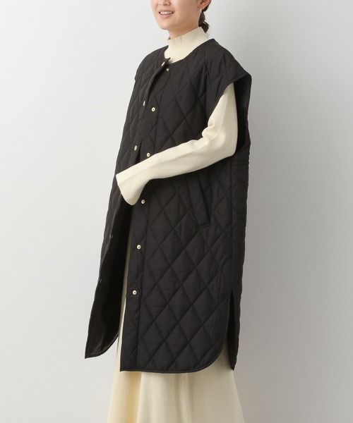 LEPSIM（レプシィム）の「【FOR I SERIES】キルティングベスト　174690（ダウンベスト・レディース・ブラック/カーキ・SMALL）」の12枚目の写真