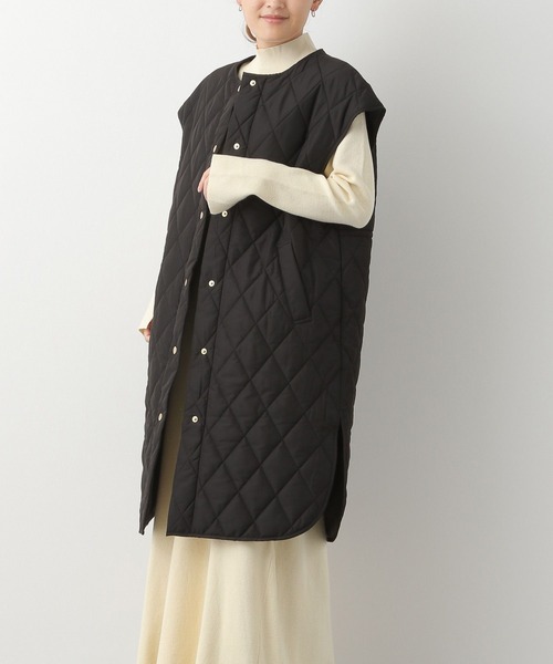 LEPSIM（レプシィム）の「【FOR I SERIES】キルティングベスト　174690（ダウンベスト・レディース・ブラック/カーキ・SMALL）」の15枚目の写真