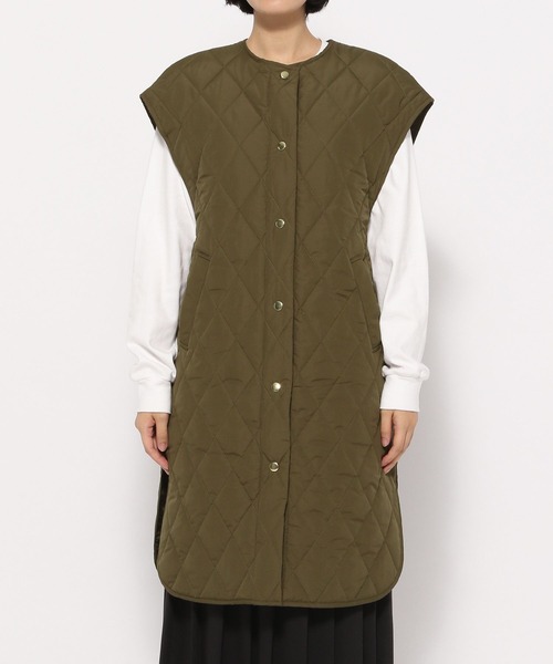 LEPSIM（レプシィム）の「【FOR I SERIES】キルティングベスト　174690（ダウンベスト・レディース・ブラック/カーキ・SMALL）」の5枚目の写真