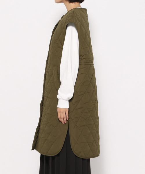 LEPSIM（レプシィム）の「【FOR I SERIES】キルティングベスト　174690（ダウンベスト・レディース・ブラック/カーキ・SMALL）」の9枚目の写真