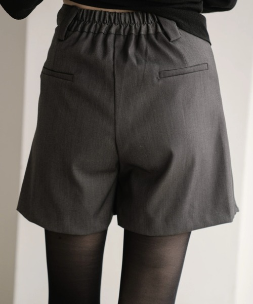 WILLFULLY（ウィルフリー）の「wrap design half fake skirt PT（その他パンツ・レディース・ブラック/チャコール・FREE）」の14枚目の写真