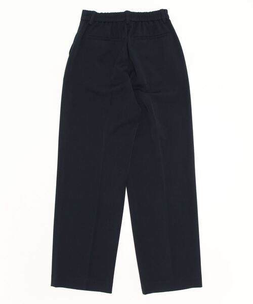 Perfect Suit FActory（パーフェクトスーツファクトリー）の「SPALDING(SET-A) ワイドテーパードパンツ（スーツパンツ・レディース・ネイビー/ベージュ・M/L/S）」の3枚目の写真