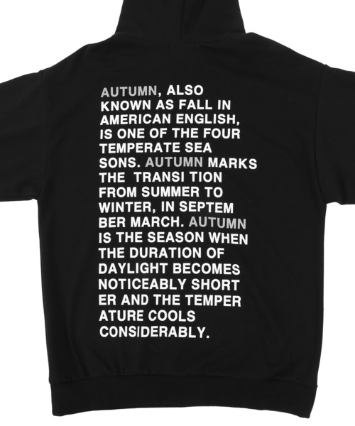 Figments（フィグメンツ）の「AUTUMNBREEZEパーカー（パーカー・レディース・ブラック/杢グレー・FREE）」の7枚目の写真