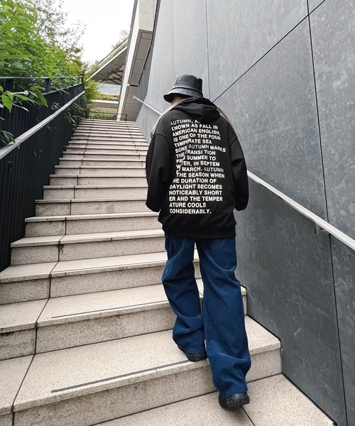 Figments（フィグメンツ）の「AUTUMNBREEZEパーカー（パーカー・レディース・ブラック/杢グレー・FREE）」の20枚目の写真