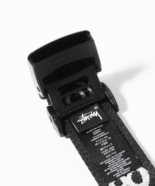 STUSSY（ステューシー）の「STUSSY/ステューシー CACTUS WEB  BELT ベルト（ベルト・メンズ・ブラック・FREE）」の2枚目の写真