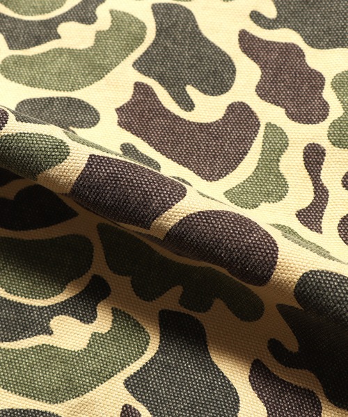 STUSSY（ステューシー）の「STUSSY/ステューシー WASHED CANVAS WORK SHIRT ワークシャツジャケット（ブルゾン・メンズ・カモフラージュ・XL）」の6枚目の写真