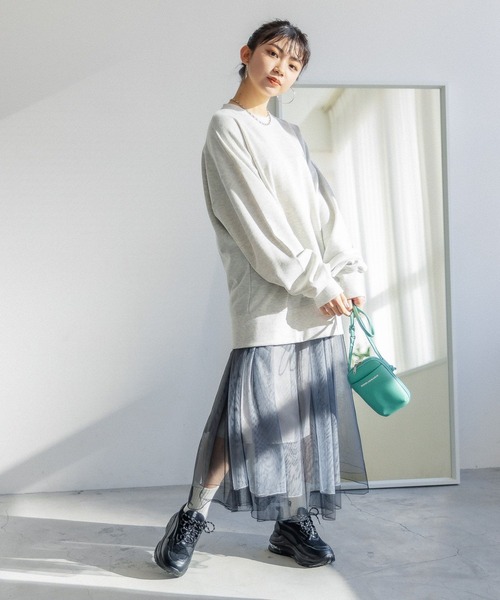 repipi armario(レピピ アルマリオ)の「チュールロングスカート(スカート・キッズ・ブラック/グレー・SMALL/MEDIUM/LARGE)」の18枚目の写真