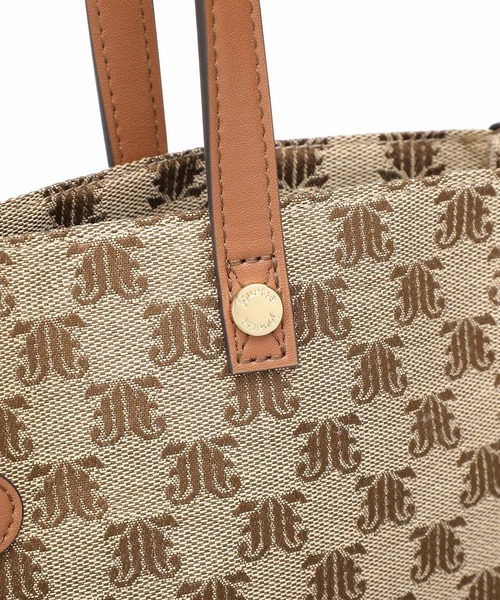 jouetie(ジュエティ)の「【jouetie/ジュエティ】JJモノグラム織り レトロ クラシックラージトートバッグ(トートバッグ・レディース・アイボリー/ブラック/ベージュ/ダークブルー/キャメル・FREE)」の17枚目の写真
