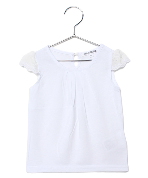 B:MING by BEAMS(ビーミングバイビームス)の「ビーミング by ビームス / 袖フリルTシャツ(Tシャツ/カットソー・キッズ・イエロー/ブルー/オフホワイト・110/130/100/120/90/80)」の13枚目の写真