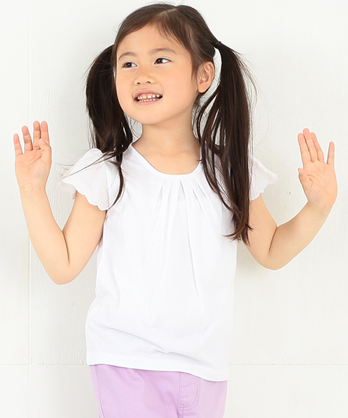 B:MING by BEAMS(ビーミングバイビームス)の「ビーミング by ビームス / 袖フリルTシャツ(Tシャツ/カットソー・キッズ・イエロー/ブルー/オフホワイト・110/130/100/120/90/80)」の6枚目の写真