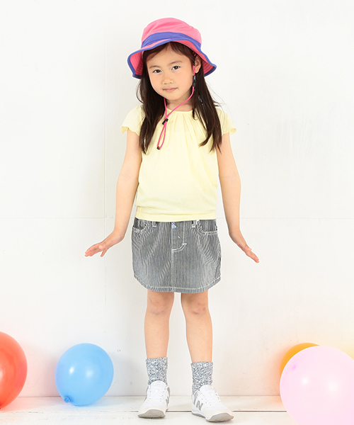 B:MING by BEAMS(ビーミングバイビームス)の「ビーミング by ビームス / 袖フリルTシャツ(Tシャツ/カットソー・キッズ・イエロー/ブルー/オフホワイト・110/130/100/120/90/80)」の9枚目の写真