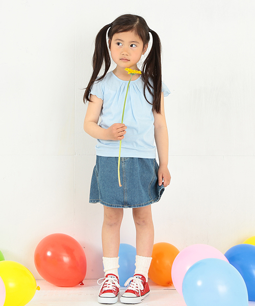 B:MING by BEAMS(ビーミングバイビームス)の「ビーミング by ビームス / 袖フリルTシャツ(Tシャツ/カットソー・キッズ・イエロー/ブルー/オフホワイト・110/130/100/120/90/80)」の10枚目の写真