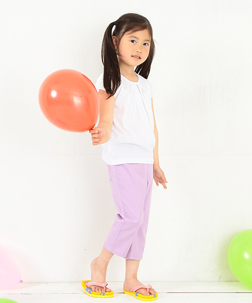 B:MING by BEAMS(ビーミングバイビームス)の「ビーミング by ビームス / 袖フリルTシャツ(Tシャツ/カットソー・キッズ・イエロー/ブルー/オフホワイト・110/130/100/120/90/80)」の4枚目の写真