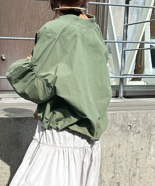 frames RAY CASSIN(フレームスレイカズン)の「WEB限定 ナイロンティアードスカート(スカート・レディース・オフホワイト/ダークブラウン/ライトパープル・FREE)」の21枚目の写真