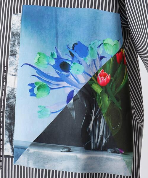 tk.TAKEO KIKUCHI(ティーケータケオキクチ)の「◆インバージョンフラワーシャツ(シャツ/ブラウス・メンズ・ブラック/ブラック系2/ブルー系2/ライトグレー・01/02/03)」の17枚目の写真