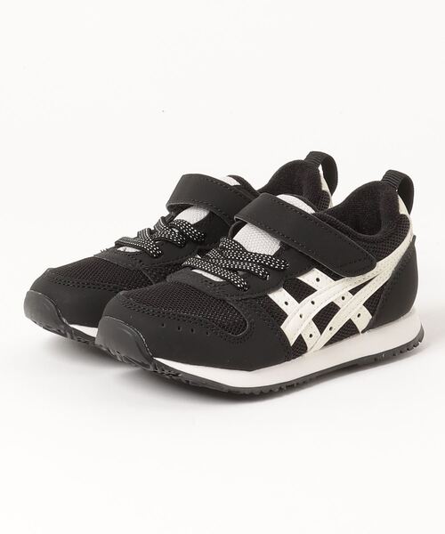 ASICS(アシックス)の「asics アシックス 16-18 MICT MINI ミクト ミニ 1144A170 001 BLACK/BIRCH(スニーカー・キッズ・ブラック・16/18/16.5/17/17.5)」の1枚目の写真