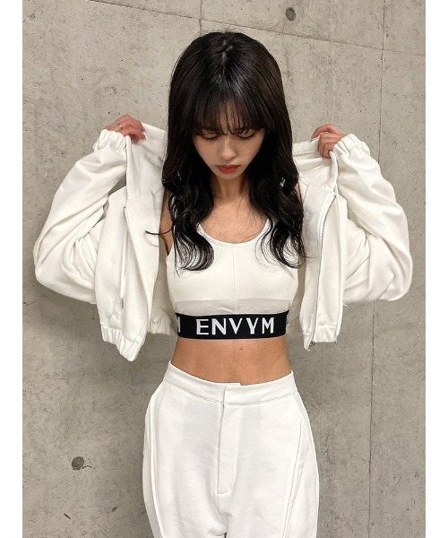 ENVYM(アンビー)の「タックショートPK(パーカー・レディース・ブラック/グレー/ホワイト・FREE)」の12枚目の写真