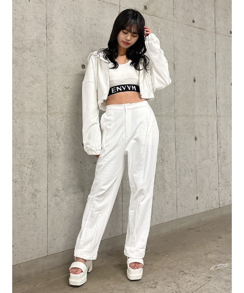 ENVYM(アンビー)の「タックショートPK(パーカー・レディース・ブラック/グレー/ホワイト・FREE)」の16枚目の写真