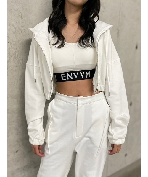 ENVYM(アンビー)の「タックショートPK(パーカー・レディース・ブラック/グレー/ホワイト・FREE)」の18枚目の写真