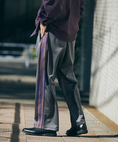 JOURNAL STANDARD（ジャーナルスタンダード）の「IKAT PATTERN トラックパンツ（その他パンツ・メンズ・チャコールグレー/グレー/ブラック/ブルー系その他・MEDIUM/LARGE）」の16枚目の写真