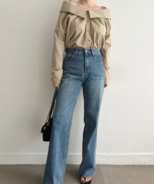 N.s（エヌドットエス）の「オフショルキャミブラウス（シャツ/ブラウス・レディース・キャメル/ホワイト・FREE）」の4枚目の写真