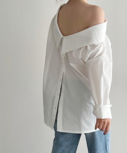 N.s（エヌドットエス）の「オフショルキャミブラウス（シャツ/ブラウス・レディース・キャメル/ホワイト・FREE）」の20枚目の写真