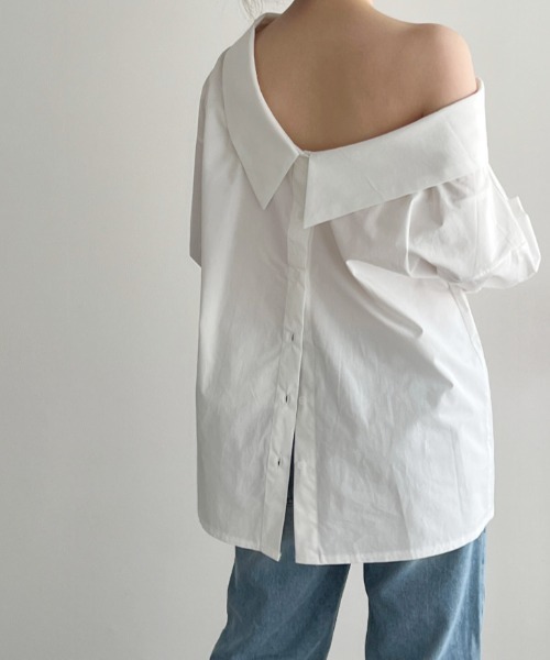 N.s（エヌドットエス）の「オフショルキャミブラウス（シャツ/ブラウス・レディース・キャメル/ホワイト・FREE）」の21枚目の写真