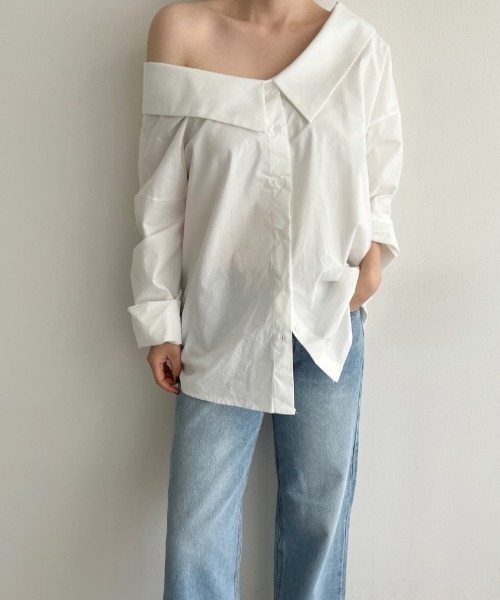 N.s（エヌドットエス）の「オフショルキャミブラウス（シャツ/ブラウス・レディース・キャメル/ホワイト・FREE）」の22枚目の写真
