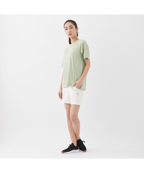 FILA(フィラ)の「FILA/フィラ 水陸両用 半袖 ブランド ロゴ ストレッチ 吸水速乾 UVカット 軽量 ラッシュガード クルーネック Tシャツ(Tシャツ/カットソー・レディース・ホワイト/グリーン/ピンク/サックスブルー系/ブラック・L/S/M/LL)」の10枚目の写真